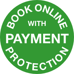Book online with payment protection
