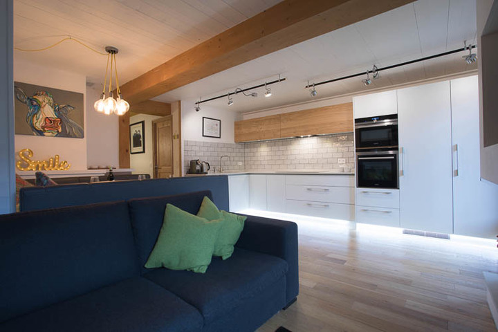Open plan lounge, kitchen and diner