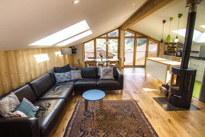 Open plan top floor