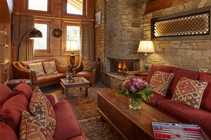 Ski Chalet In Meribel 4 Bedrooms Jacuzzi Hot Tub Log