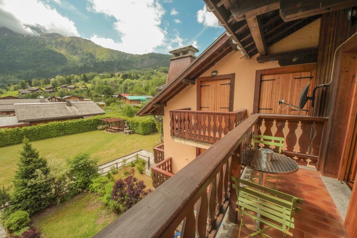 Mountain view from balcony