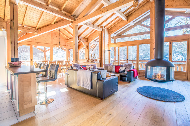 the lounge area