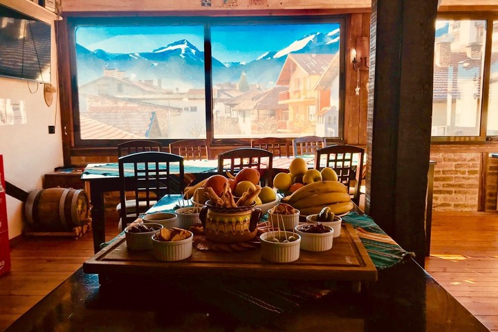 Mountain views from the breakfast/dining room