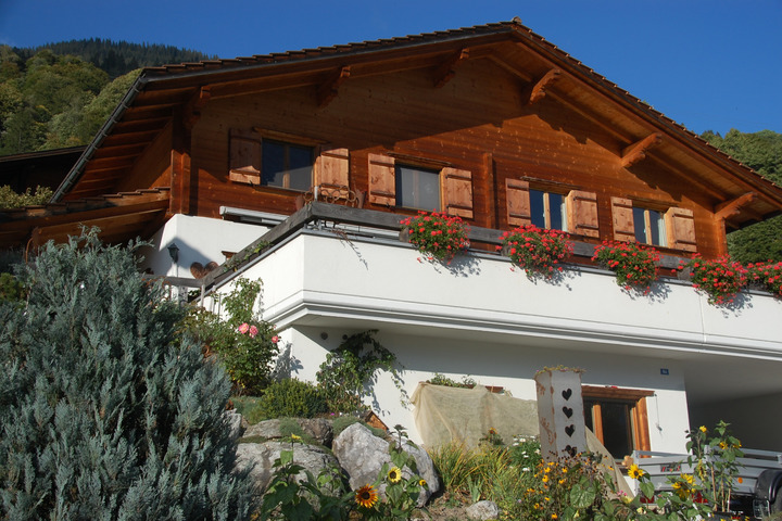 The chalet in summer