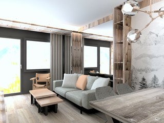 Apartment in Courchevel, France