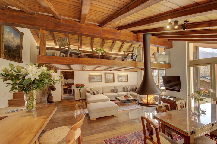 Open plan living area 