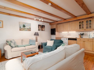 Lounge and kitchen area