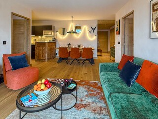 Beautifully furnished open living area